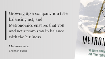 Metronomics - Shannon Quote - Balancing Act