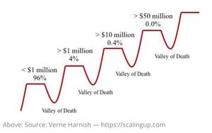 Plateaus and Valleys of Death (Verne Harnish)