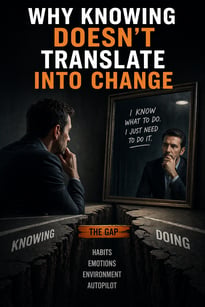 The gap between knowing and doing 4-27-26