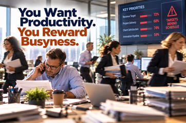You Want Productivity. You Reward Busyness. 9-28-26