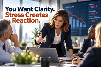 You want clarity. Stress creates reaction. 9-28-26