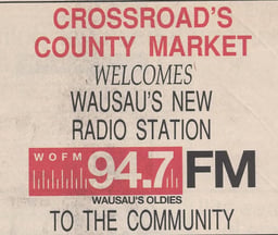 Crossroads Co Mkt Welcomes 94.7 WOFM-FM.jpg Crossroads Co Mkt Welcomes 94.7 WOFM-FM.jpg